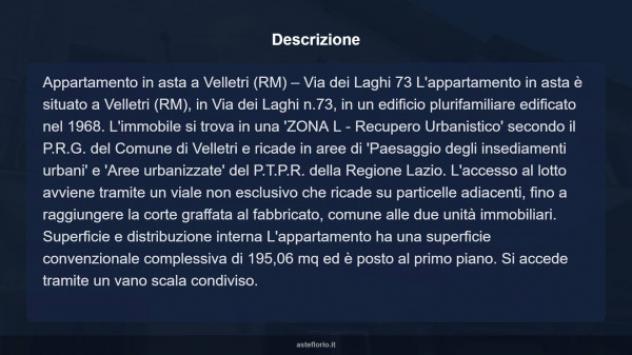 Immobile in asta di 195 m² con più di 5 locali in vendita a Velletri - Foto 16