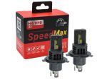 Kit Lampade LED Speed Max H4 H19 con Ventola 10000 Lux Plug&Play Off-Road +300%