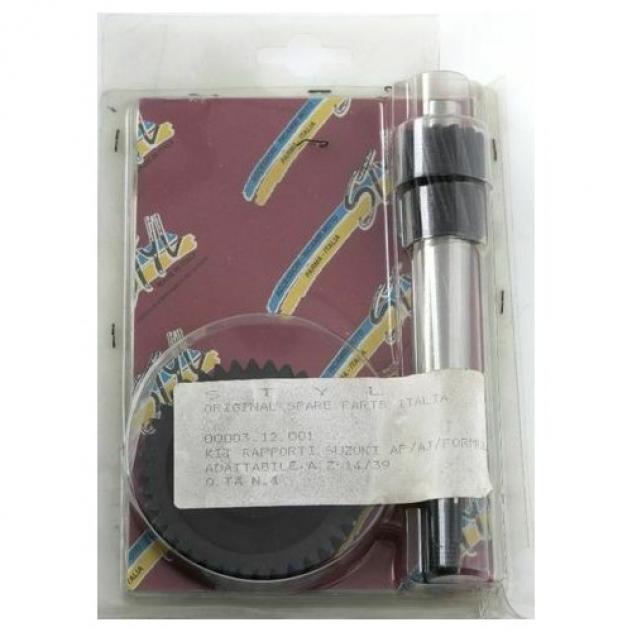 Kit rapporti allungati scooter Suzuki 14 - 39 Styl 0000312001