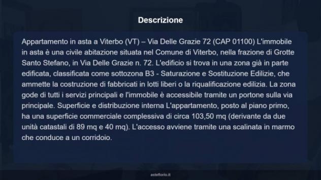 Immobile in asta di 129 m² con più di 5 locali in vendita a Viterbo - Foto 11