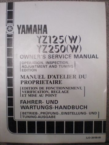 Yamaha IT 465 XJ 600 XV 1000 ecc manuali officina originali A4, uso manutenzione - Foto 6