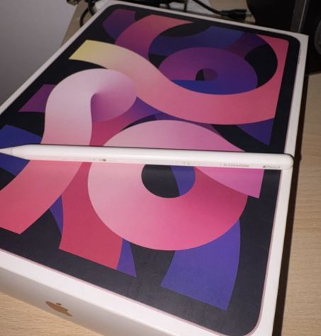 Apple iPad Air 4ª gen 10,9" Wi?Fi 64GB Oro rosa con Apple Pencil - Foto 5