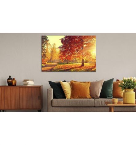 Quadro Foresta Arancione ARREDALACASA - Foto 2