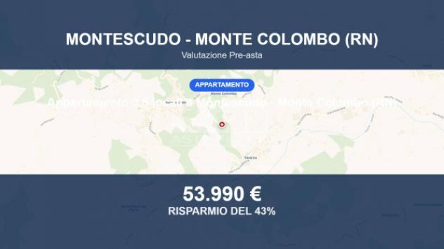 Immobile in asta di 77 m² in vendita a Montescudo - Montecolombo