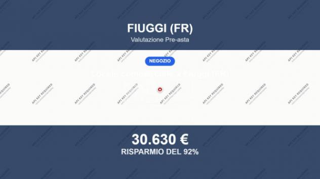 Immobile in asta di 342 m² in vendita a Fiuggi