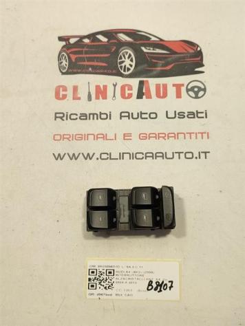 PULSANTIERA ANTERIORE SINISTRA AUDI A4 Avant (8K5) 8K0959851D CAG (0815)