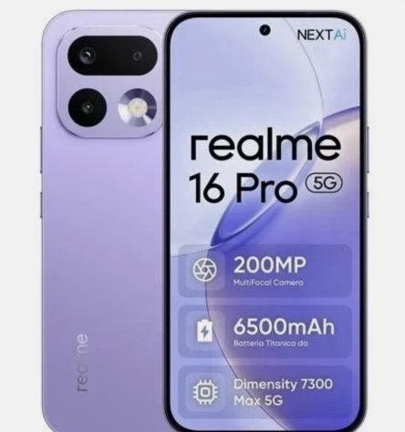 MAI ACCESO ANCORA DA CONFIGURARE Smartphone Realme 16 Pro 5G, 8/512GB - Foto 2