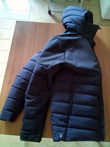 Giacca a vento blu scuro uomo -Taglia XL-Giubbotto invernale - Foto 2