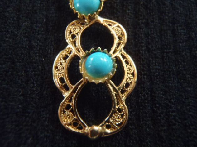 Collana con pietre turchese - Foto 7