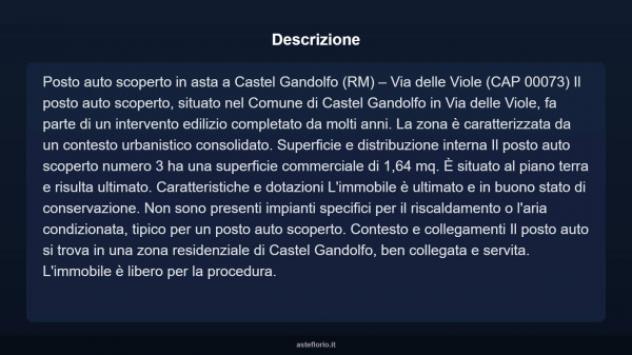 Immobile in asta di 1 m² in vendita a Castel Gandolfo - Foto 9