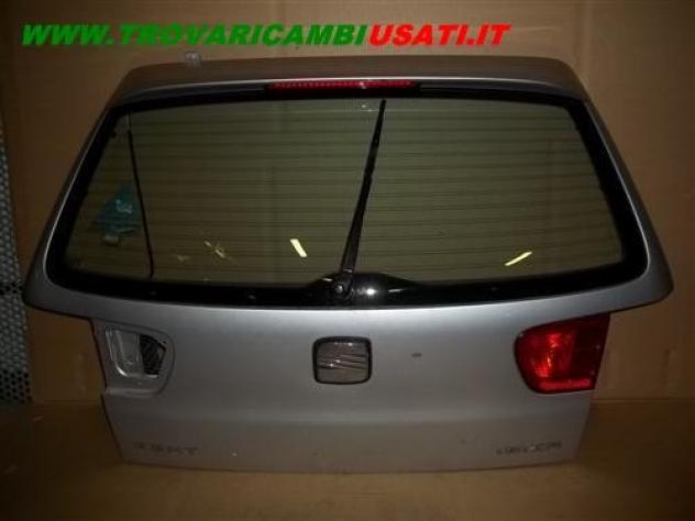 PORTELLO ARGENTO CON MOT. 99  SEAT IBIZA (6K)  Carrozzeria  Lamierati esterni  Portello  Portello post. SEAT - IBIZA - 01-05-1993 - 01-12-2001