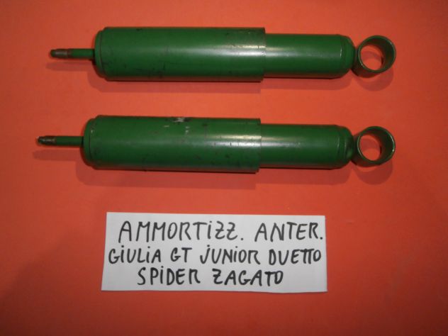 COPPIA AMMORTIZZATORI ANTERIORI ALFA GIULIA 105 JUNIOR 1300 1600 DUETTO SPIDER