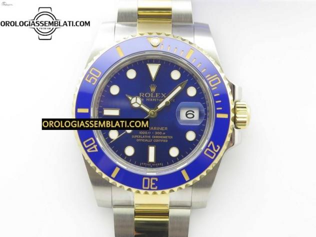 Rolex Replica SUBMARINER 116613 LB BLU CERAMICA 1:1 BEST EDITION CASSA E BRACCIALE IN SS 904L SH3135 V3