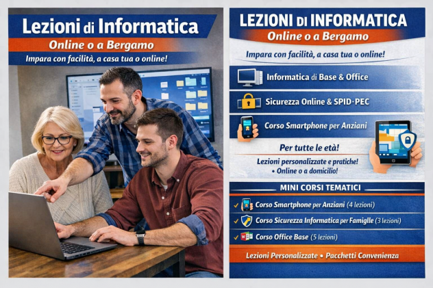 Lezioni di Informatica - Online o a Bergamo