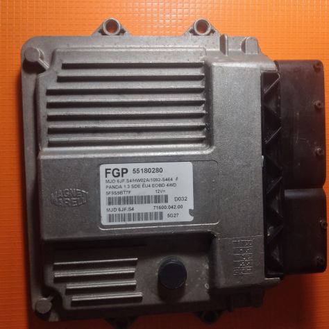 CENTRALINA MOTORE FIAT PANDA 1.3 JTD MAGNETI MARELLI MJD 6JF.S4, MJD6JFS4, FGP - Foto 3