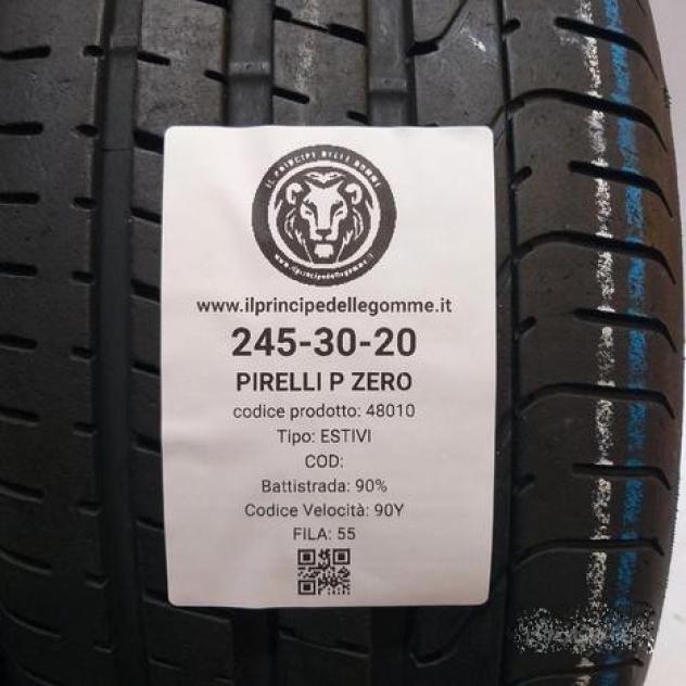 2 gomme 245 30 20 pirelli a48010 - Foto 2