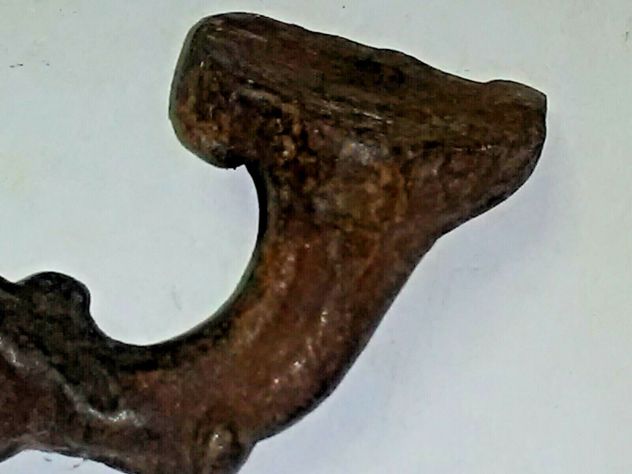 COPPIA MANIGLIE PORTONE EPOCA ANNI 50 - Foto 5