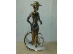 Ceramica d'epoca anni 50 filettata in oro zecchino
