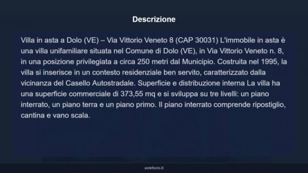 Immobile in asta di 373 m² con più di 5 locali e box auto in vendita a Dolo - Foto 15