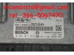 Ford Fiesta 1.6 centralina motore FoMoCo 0281011612 6S61-12A650-VA