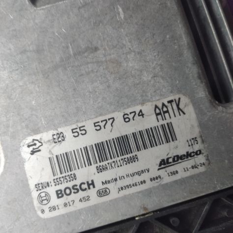 CENTRALINA MOTORE ECU OPEL INSIGNIA 0281017452 55577674 55575350 BB3 Centralin - Foto 5