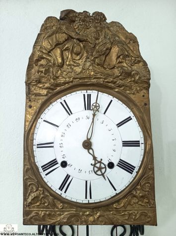 176342 Antico orologio a pendolo Comtoise XIX secolo - Foto 9