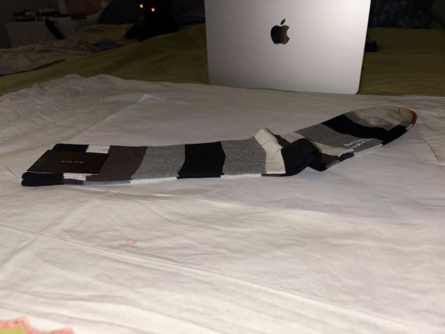1 PAIO DI CALZE NUOVE DA UOMO FIRMATE ORIGINALI”PAUL SMITH”MADE IN ITALY TAGLIA - Foto 2