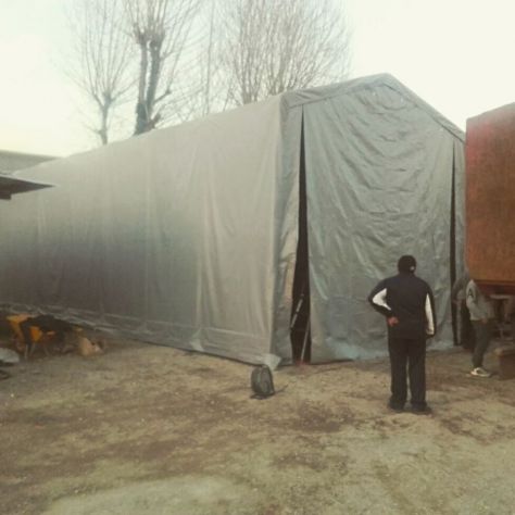 Tendoni, Agritunnel, Serre, a Vercelli 8 x 12 x 4 Professionali Pvc 720 gr. mq. - Foto 5