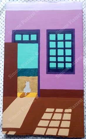 Quadro di Simone Piazzesi - CASA SUL MARE (2021)