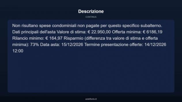 Immobile in asta di 27 m² in vendita a Rende - Foto 5