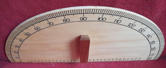 goniometro gigante in legno cm.20x40 - Foto 2