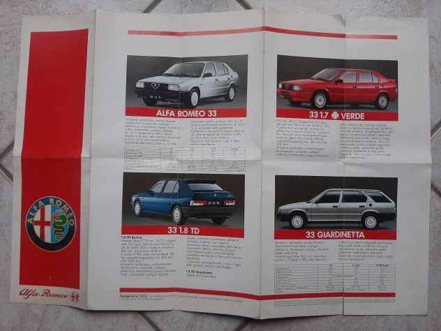 ALFA ROMEO DEPLIANT PUBBLICITARIO ORIGINALE - Foto 5