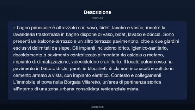 Immobile in asta di 138 m² con più di 5 locali e box auto in vendita a Torino - Foto 13