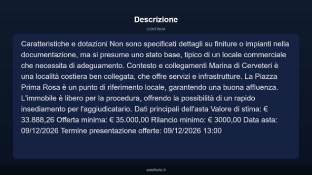 Immobile in asta di 39 m² in vendita a Cerveteri - Foto 4