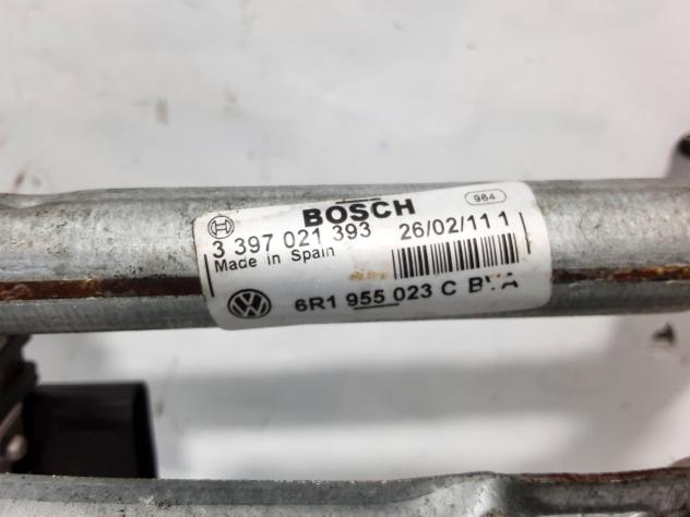 MOTORINO TERGI ANT COMPLETO DI TANDEM VOLKSWAGEN Polo 5° Serie 6R1955119AB0Y (0917) - Foto 6