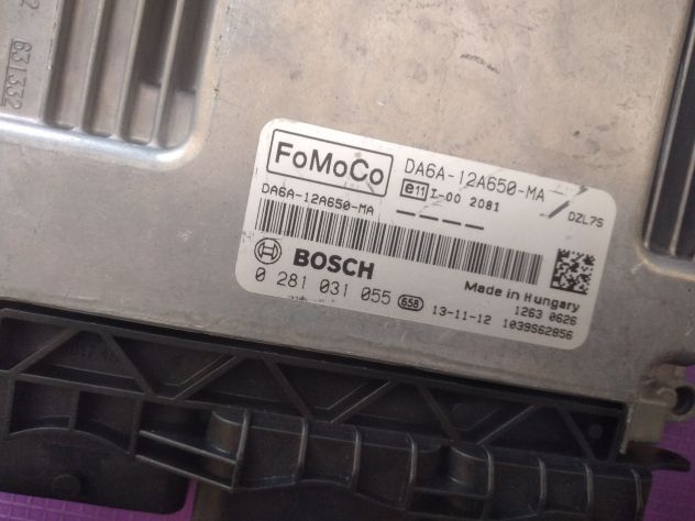 FORD FIESTA MK8 1.5 TDCI 0281031055 DIESEL ECU DA6A 12A650-MA CENTRALINA MOTOR - Foto 3