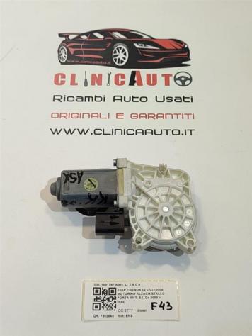 MOTORINO ALZAVETRO ANTERIORE SINISTRO JEEP Cherokee 4° Serie 1001787-A001 ENS (0508)