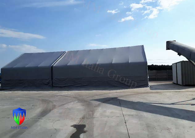 Agritunnel Tunnel a Gamba Dritta 8 x 20 x 5,12 mt. uso Industriale Rimessaggio - Foto 8