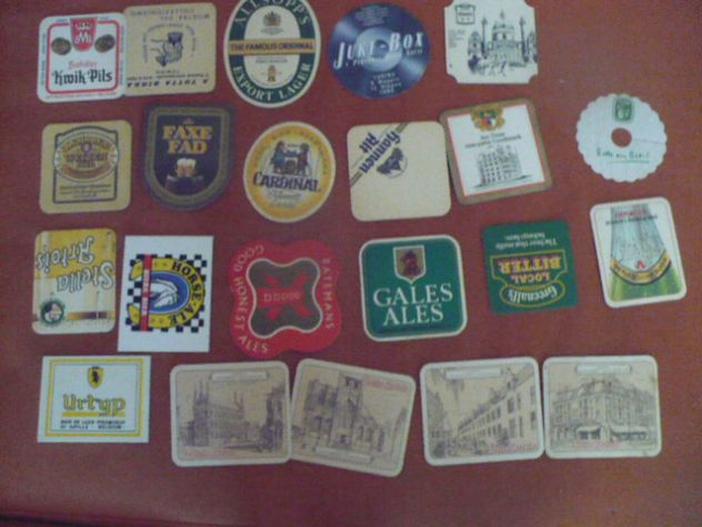 sottobicchieri birra anni '80 - Foto 2