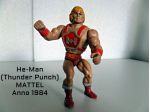He-Man (master of the universe) Mattel (anno 1984) Thunder Punch