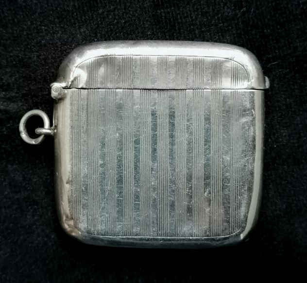ANTICO PORTA-CERINI DA TASCA EPOCA EDOARDIANA IN ARGENTO PUNZONATO. - Foto 2