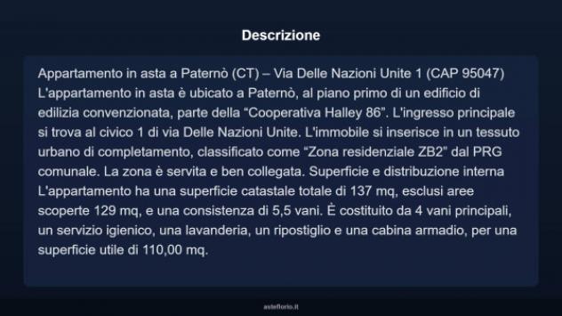 Immobile in asta di 129 m², box auto in vendita a Paternò - Foto 16