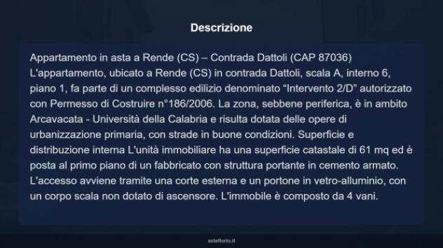 Immobile in asta di 61 m² in vendita a Rende - Foto 16
