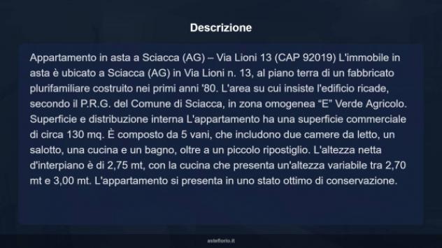 Immobile in asta di 130 m² in vendita a Sciacca - Foto 8