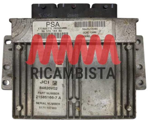 9657018380 9649433980 Citroen C2 1.4 centralina motore Sagem