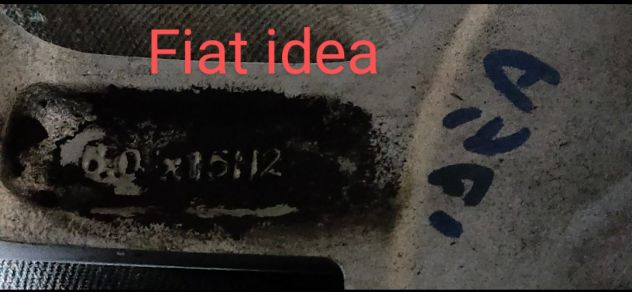 Cerchio singolo fiat idea 15 lega - Foto 2
