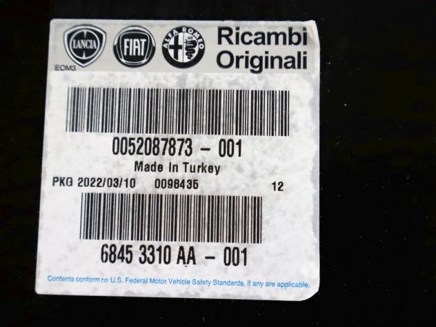 52087873 RIVESTIMENTO INTERNO POSTERIORE TRAVERSA PARAURTI FIAT DOBLO 1.6 D 77KW 5M 2P (2010) RICAMBIO USATO - Foto 4