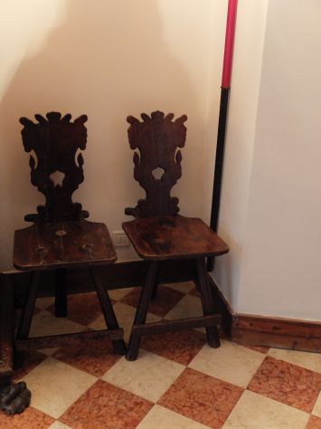 4 sedie da pranzo scranni d'epoca - Foto 3
