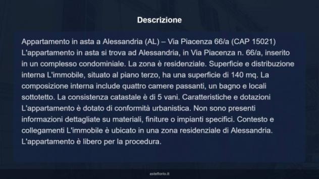 Immobile in asta di 140 m² in vendita a Alessandria - Foto 7