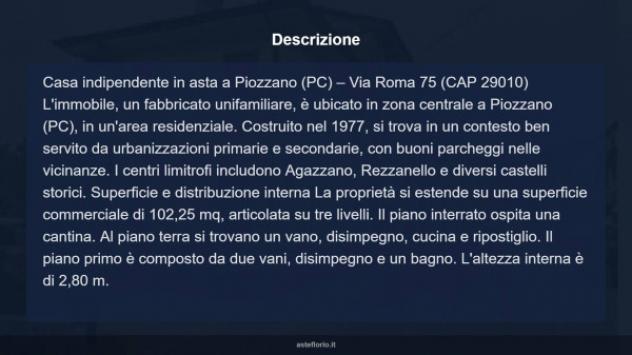 Immobile in asta di 102 m² in vendita a Piozzano - Foto 12